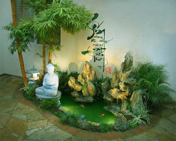 hòn non bộ trong nhà 1