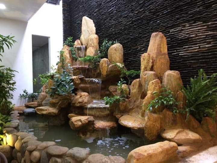 hòn non bộ trong nhà 4