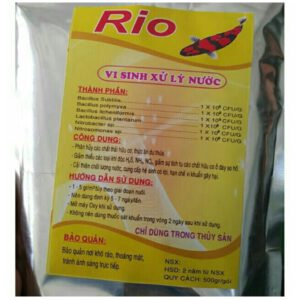 men vi sinh xử lý nước hồ cá rio