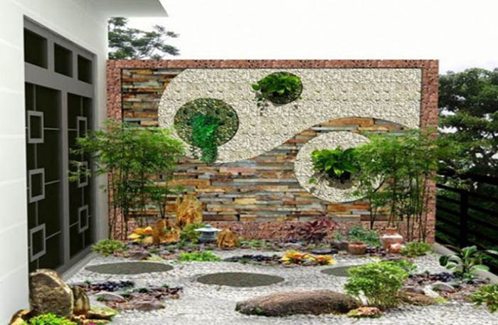 tranh đá ốp tường tiểu cảnh 04