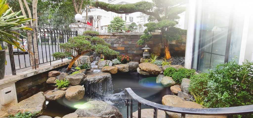 thiết kế hồ cá koi 5